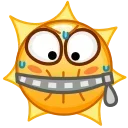 🤐 emoji Sun Emoji @xkysluv Telegram sticker 8 of 40