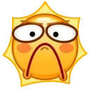 ☹️ emoji Sun Emoji @xkysluv Telegram sticker 20 of 40