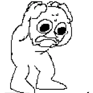 😰 emoji @EARTH928B <--> @CLOOBHUB Telegram sticker 15 of 25