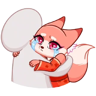 Sticker from кицунэ аи | @stickbyjenna