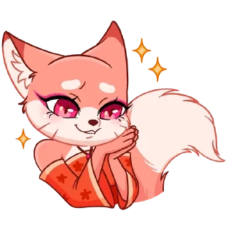 Sticker from кицунэ аи | @stickbyjenna