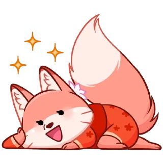 Sticker from кицунэ аи | @stickbyjenna