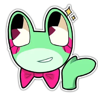 Sticker from ribbit tadc