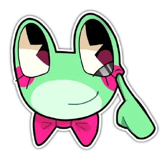 Sticker from ribbit tadc