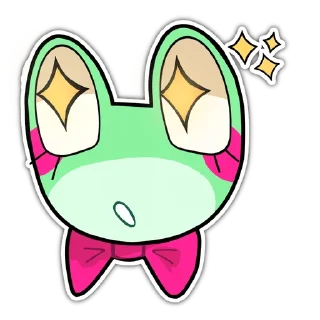 Sticker from ribbit tadc