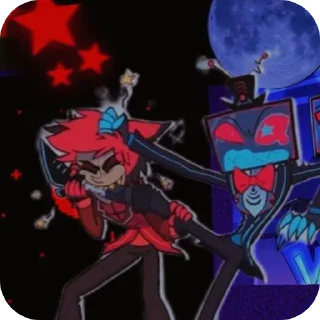 Sticker from (Отель хазбин)