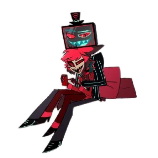 Sticker from (Отель хазбин)