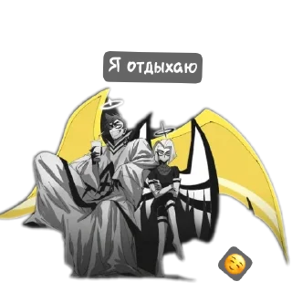 Sticker from Hazbin Hotel (автор:@Sprat_bitch)