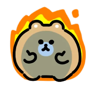 🐻 emoji ₍ ᥣiᴛᴛᥣᥱ δᥱᥲr sᴛiᥴκᥱr ₎ ˚₊· ♡ @mewsticks Telegram sticker 21 of 24