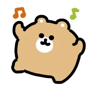 🐻 emoji ₍ ᥣiᴛᴛᥣᥱ δᥱᥲr sᴛiᥴκᥱr ₎ ˚₊· ♡ @mewsticks Telegram sticker 9 of 24