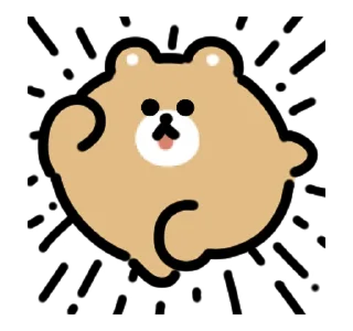 🐻 emoji ₍ ᥣiᴛᴛᥣᥱ δᥱᥲr sᴛiᥴκᥱr ₎ ˚₊· ♡ @mewsticks Telegram sticker 16 of 24