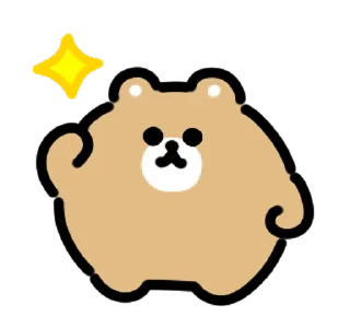 🐻 emoji ₍ ᥣiᴛᴛᥣᥱ δᥱᥲr sᴛiᥴκᥱr ₎ ˚₊· ♡ @mewsticks Telegram sticker 8 of 24