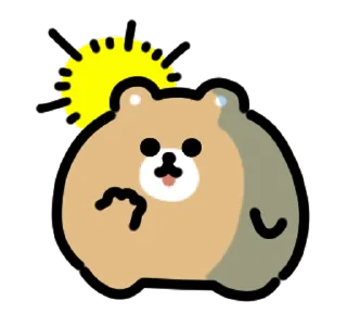 🐻 emoji ₍ ᥣiᴛᴛᥣᥱ δᥱᥲr sᴛiᥴκᥱr ₎ ˚₊· ♡ @mewsticks Telegram sticker 12 of 24