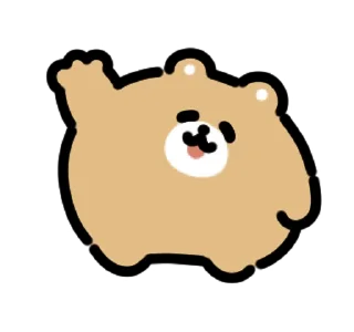 🐻 emoji ₍ ᥣiᴛᴛᥣᥱ δᥱᥲr sᴛiᥴκᥱr ₎ ˚₊· ♡ @mewsticks Telegram sticker 24 of 24