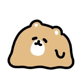 🐻 emoji ₍ ᥣiᴛᴛᥣᥱ δᥱᥲr sᴛiᥴκᥱr ₎ ˚₊· ♡ @mewsticks Telegram sticker 23 of 24