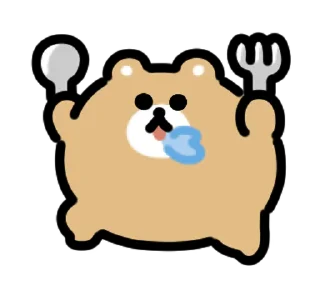 🐻 emoji ₍ ᥣiᴛᴛᥣᥱ δᥱᥲr sᴛiᥴκᥱr ₎ ˚₊· ♡ @mewsticks Telegram sticker 6 of 24