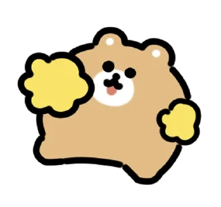 🐻 emoji ₍ ᥣiᴛᴛᥣᥱ δᥱᥲr sᴛiᥴκᥱr ₎ ˚₊· ♡ @mewsticks Telegram sticker 14 of 24