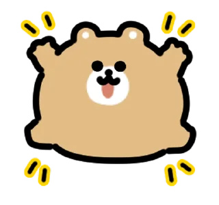 🐻 emoji ₍ ᥣiᴛᴛᥣᥱ δᥱᥲr sᴛiᥴκᥱr ₎ ˚₊· ♡ @mewsticks Telegram sticker 17 of 24