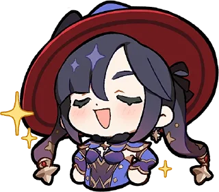 😄 emoji Paimon's Paintings Set :: @line_stickers Telegram sticker 14 of 56