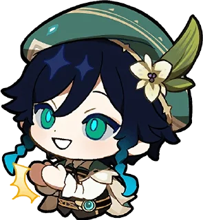 👏 emoji Paimon's Paintings Set :: @line_stickers Telegram sticker 24 of 56
