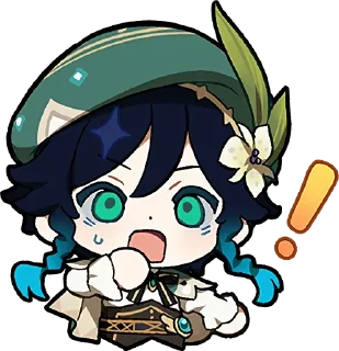 😨 emoji Paimon's Paintings Set :: @line_stickers Telegram sticker 21 of 56