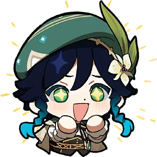 🤩 emoji Paimon's Paintings Set :: @line_stickers Telegram sticker 20 of 56