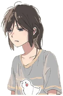 😴 emoji Liz and the Blue Bird Telegram sticker 11 of 51