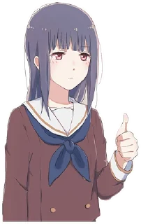 👍 emoji Liz and the Blue Bird Telegram sticker 20 of 51