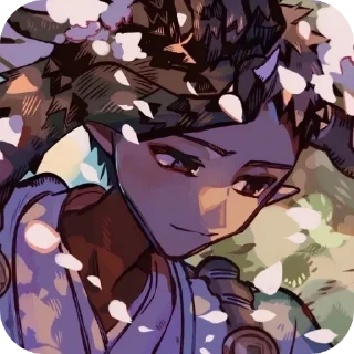 🪈 emoji ✧⁠*⁠。Shinigami-sama/Hakubo #tbhk Telegram sticker 7 of 65