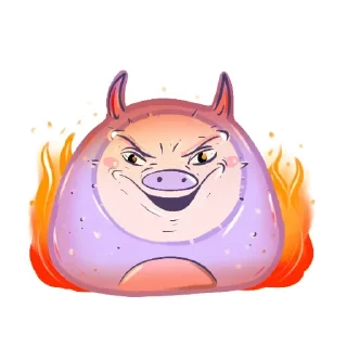 свинка бусинка sticker 3