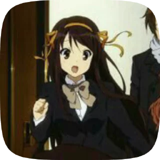 🌟 emoji Haruhi Suzumiya @evafiaii Telegram sticker 17 of 51
