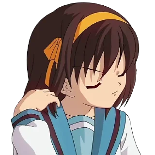 ☺️ emoji Haruhi Telegram sticker 2 of 53