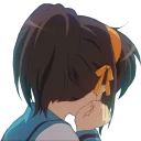 Sticker from Haruhi Suzumiya by @Splenta