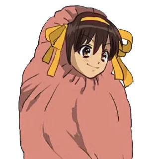 🙂 emoji Haruhi Telegram sticker 12 of 53