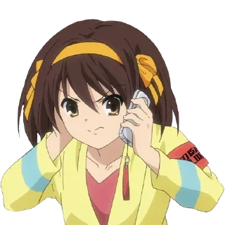😤 emoji Haruhi Telegram sticker 15 of 53