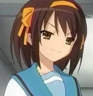 🌟 emoji Haruhi Sudzumiya Telegram sticker 15 of 29