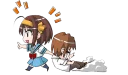 💪 emoji Haruhi Suzumiya by @Splenta Telegram sticker 14 of 30