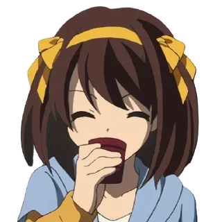 🍺 emoji Haruhi Telegram sticker 18 of 53
