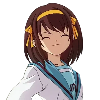 🤩 emoji Haruhi Telegram sticker 21 of 53