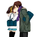 😘 emoji Haruhi Suzumiya by @Splenta Telegram sticker 8 of 30