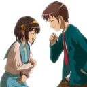 😂 emoji Haruhi Suzumiya by @Splenta Telegram sticker 10 of 30