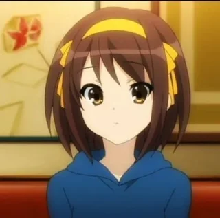 Sticker from Haruhi Sudzumiya