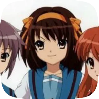 😈 emoji Haruhi Suzumiya @evafiaii Telegram sticker 13 of 51