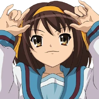 🤟 emoji Haruhi Telegram sticker 17 of 53