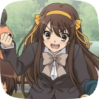 🌟 emoji Haruhi Suzumiya @evafiaii Telegram sticker 22 of 51