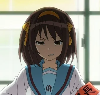🌟 emoji Haruhi Sudzumiya Telegram sticker 12 of 29