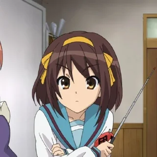 🌟 emoji Haruhi Sudzumiya Telegram sticker 17 of 29