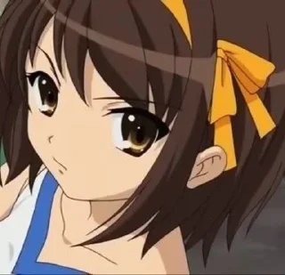 🌟 emoji Haruhi Sudzumiya Telegram sticker 6 of 29