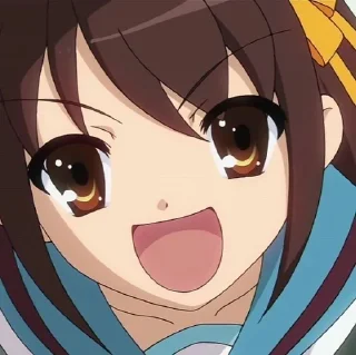 🌟 emoji Haruhi Sudzumiya Telegram sticker 24 of 29