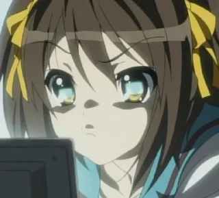 🌟 emoji Haruhi Sudzumiya Telegram sticker 10 of 29
